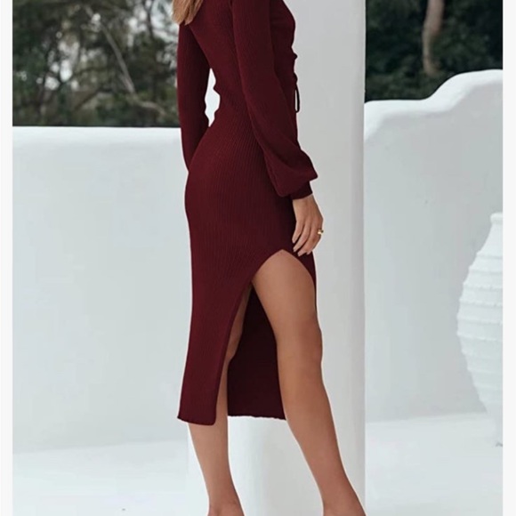 Sexy Sweater Dress - Picture 2 of 6